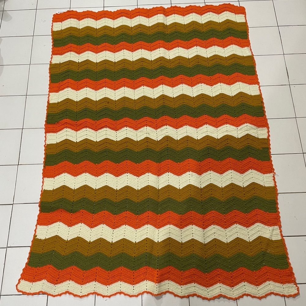 Crocheted Afghan Blanket